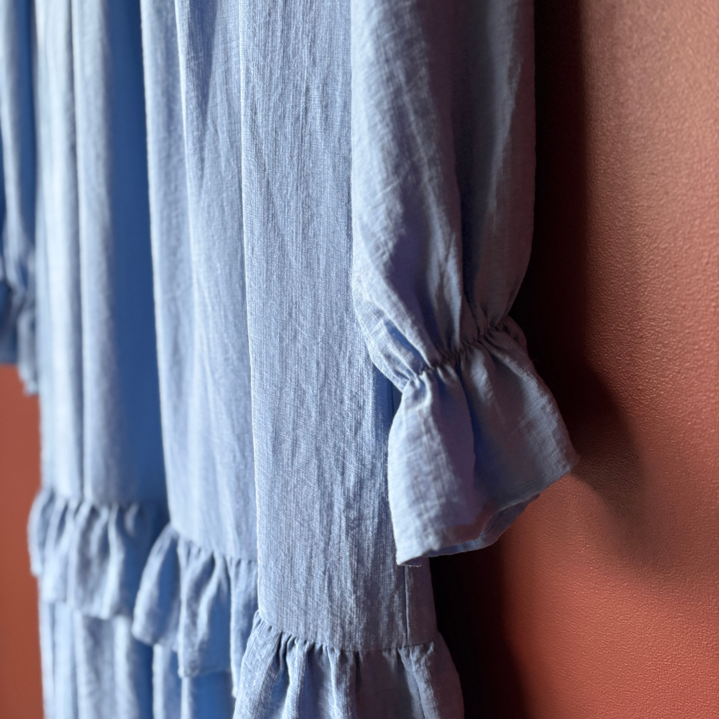 Resume Copenhagen Powder Blue Frill Maxi Dress