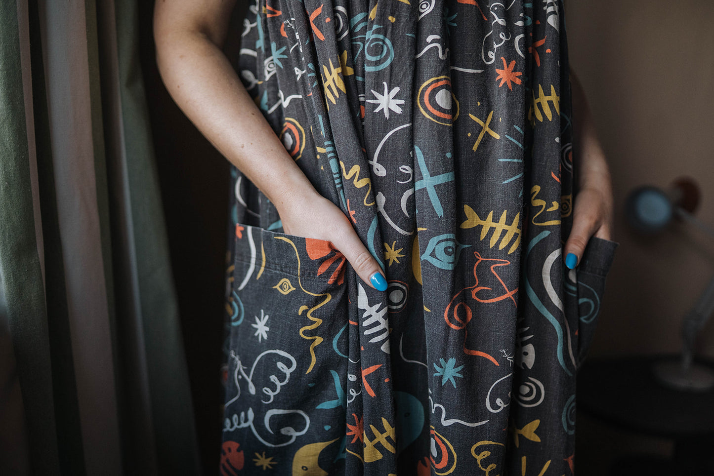 LF Markey Black Zodiac Dress worn on model