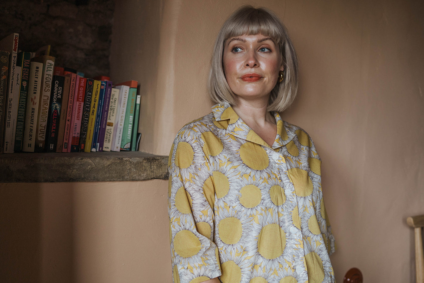 Off-On Clothing Sunflower Shirt Shorts Co-Ord Off-On Clothing Sunflower Shirt Shorts Co-Ord