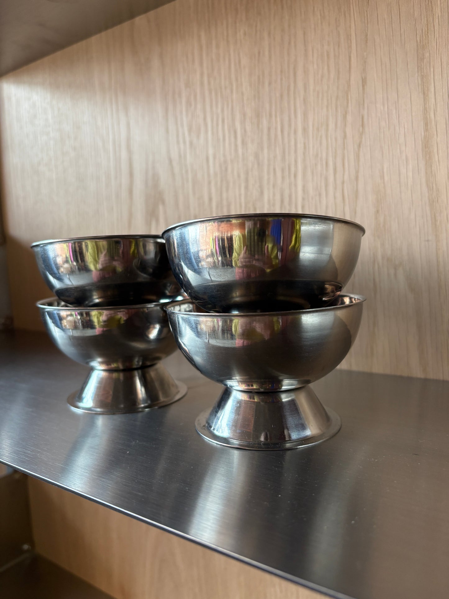 Stainless Steel Bowls - set of 4