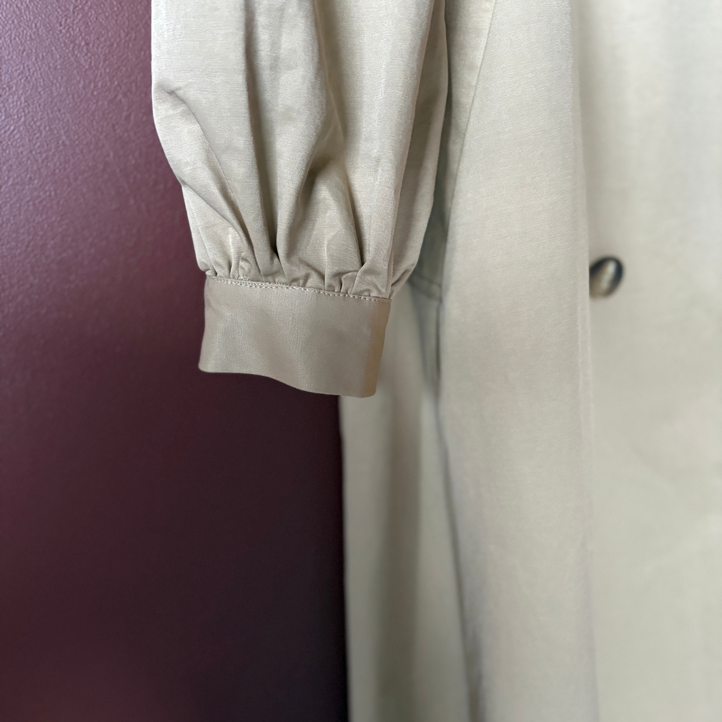 Resume Copenhagen Beige Double Breasted Trench Coat