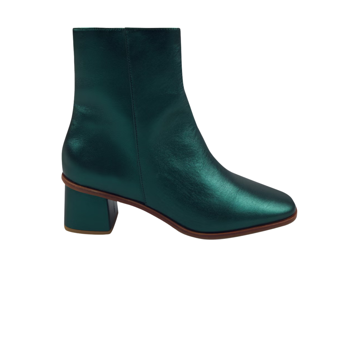 The Tiny Big Sister Green Metallic Boots