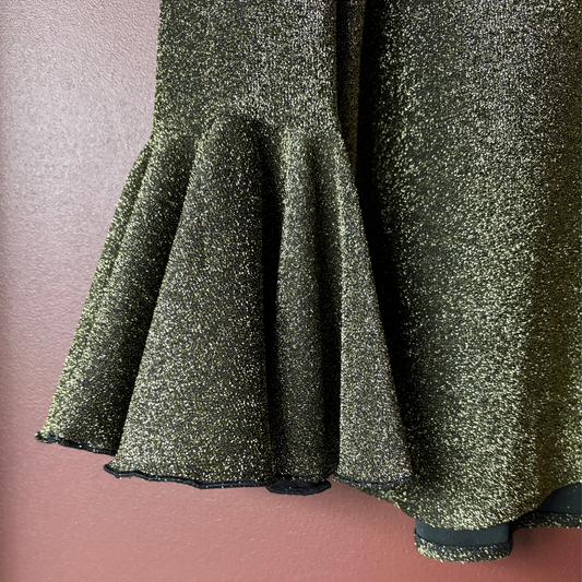 Sleeper Gold Lurex Glitter Co-Ord Set