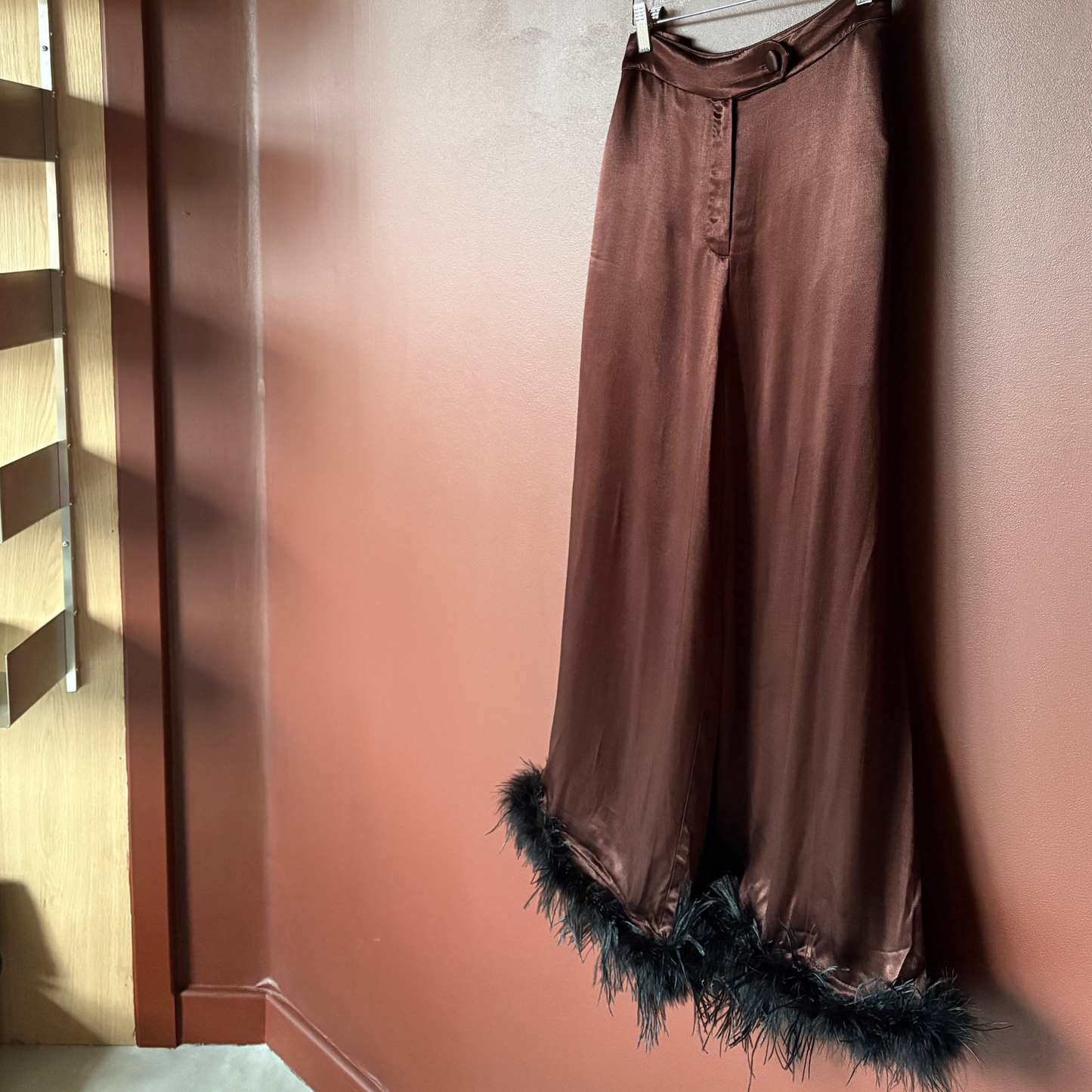 Kitri Chocolate Satin Pyjama Co-Ord