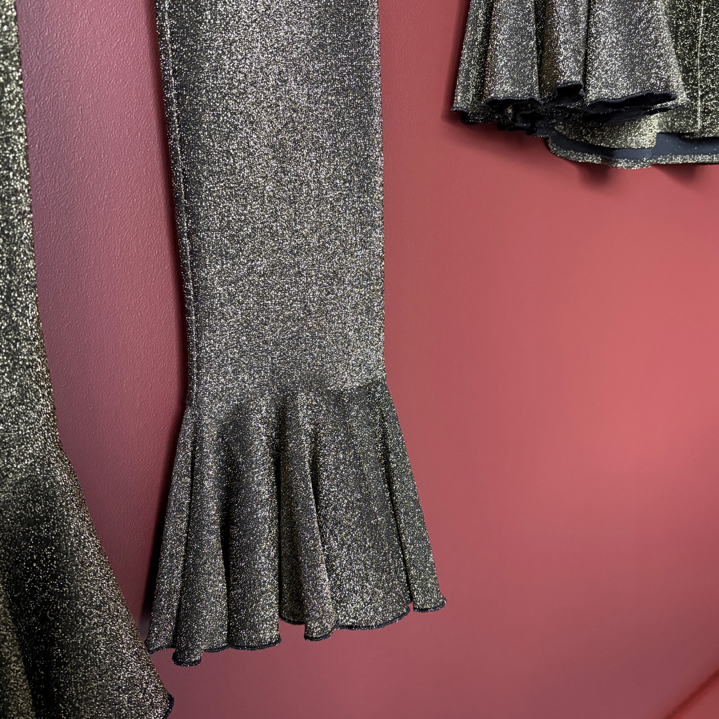 Sleeper Gold Lurex Glitter Co-Ord Set