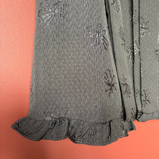 Sister Jane Black Glitter Bow Sleeveless Mini Dress