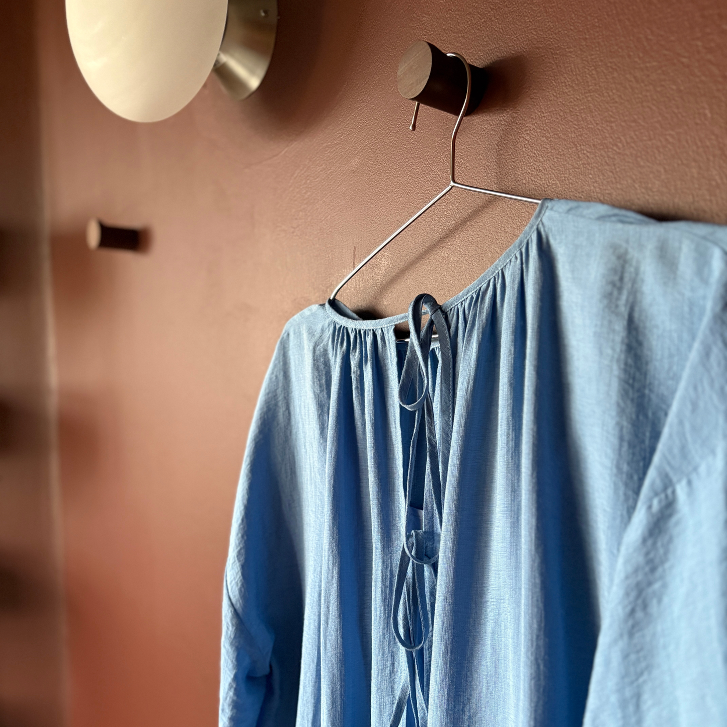 Resume Copenhagen Powder Blue Frill Maxi Dress