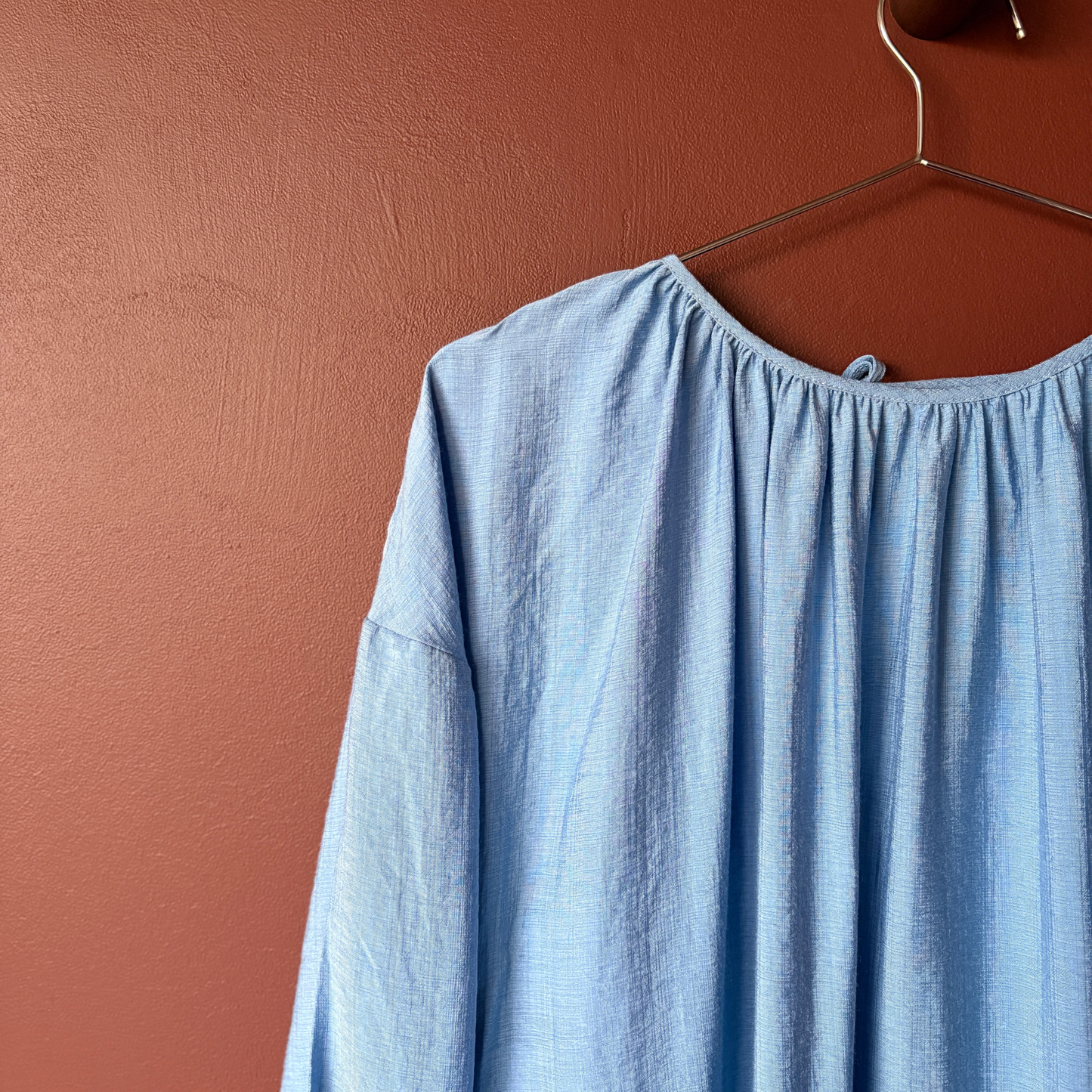 Resume Copenhagen Powder Blue Frill Maxi Dress