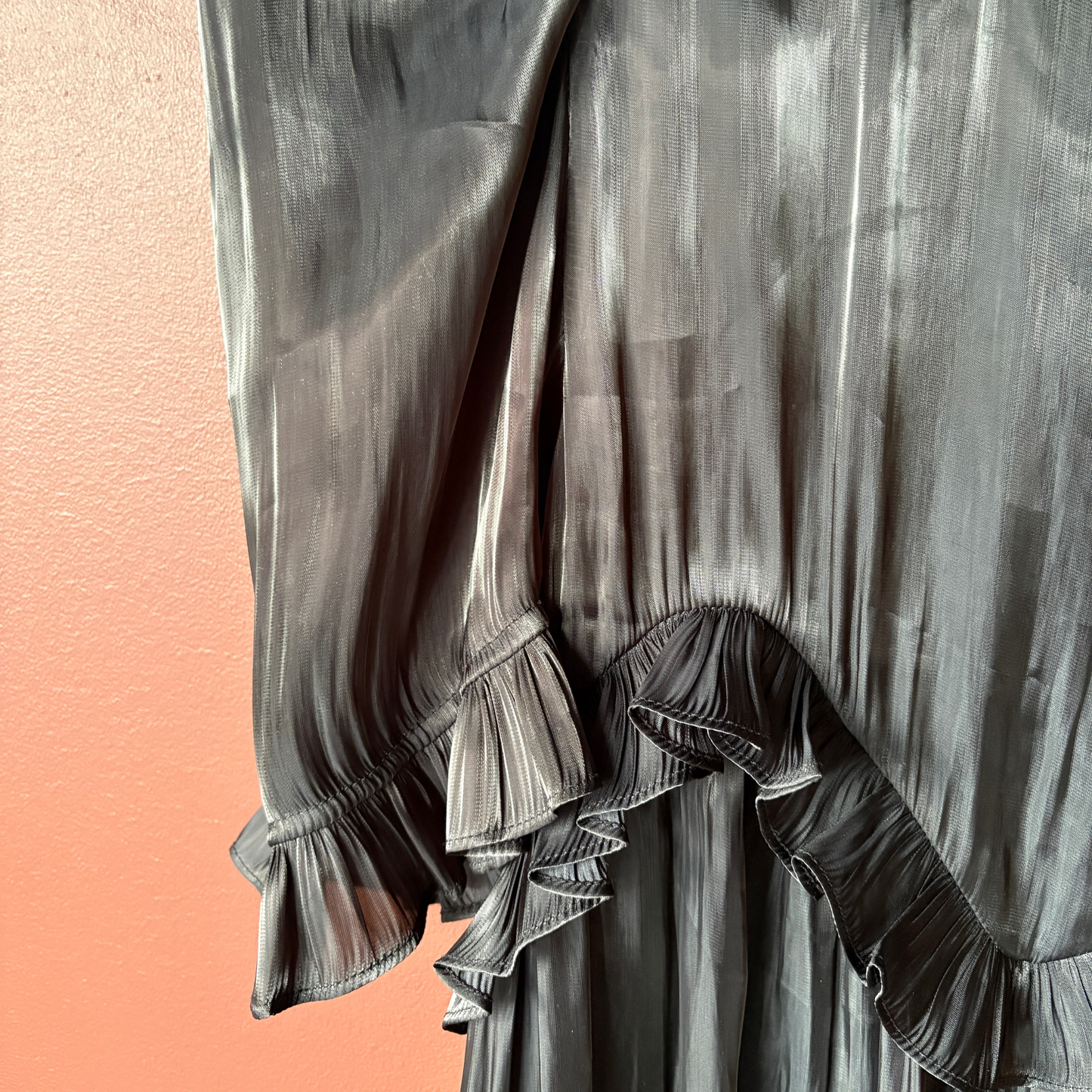 Sister Jane Black Pleateted Midi Dress