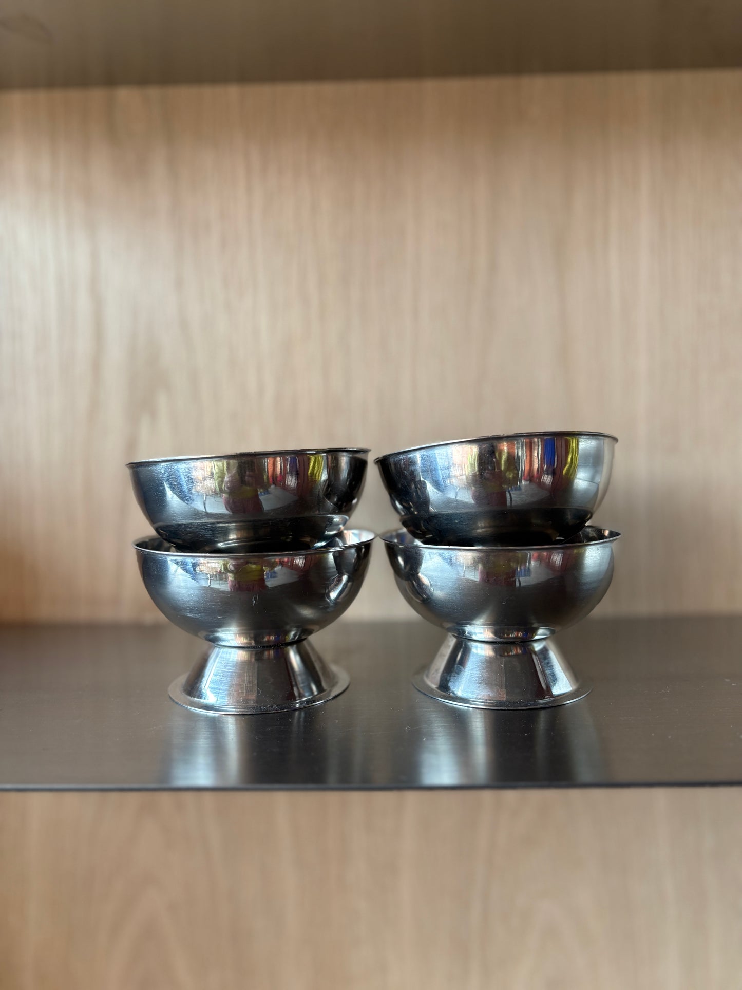 Stainless Steel Bowls - set of 4