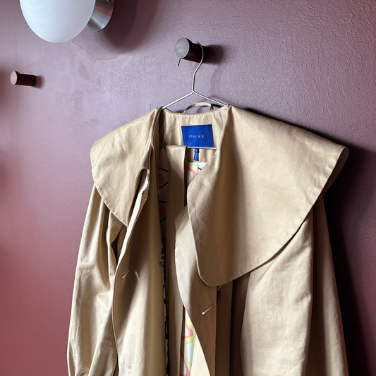 Resume Copenhagen Beige Double Breasted Trench Coat