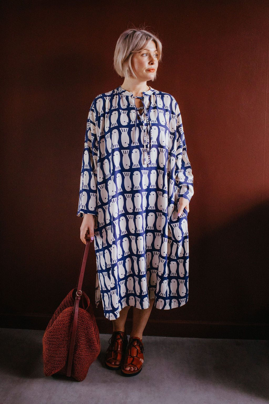 Bobo Choses Navy Lucky Fish Tunic