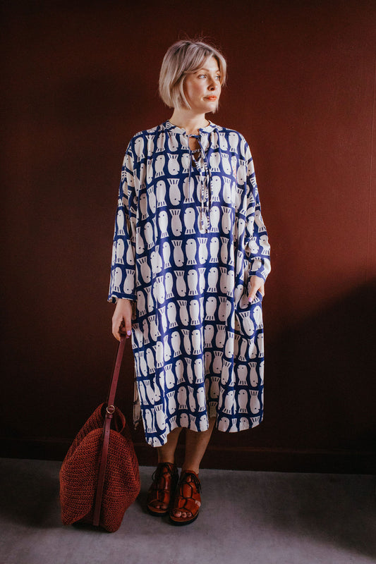 Bobo Choses Navy Lucky Fish Tunic