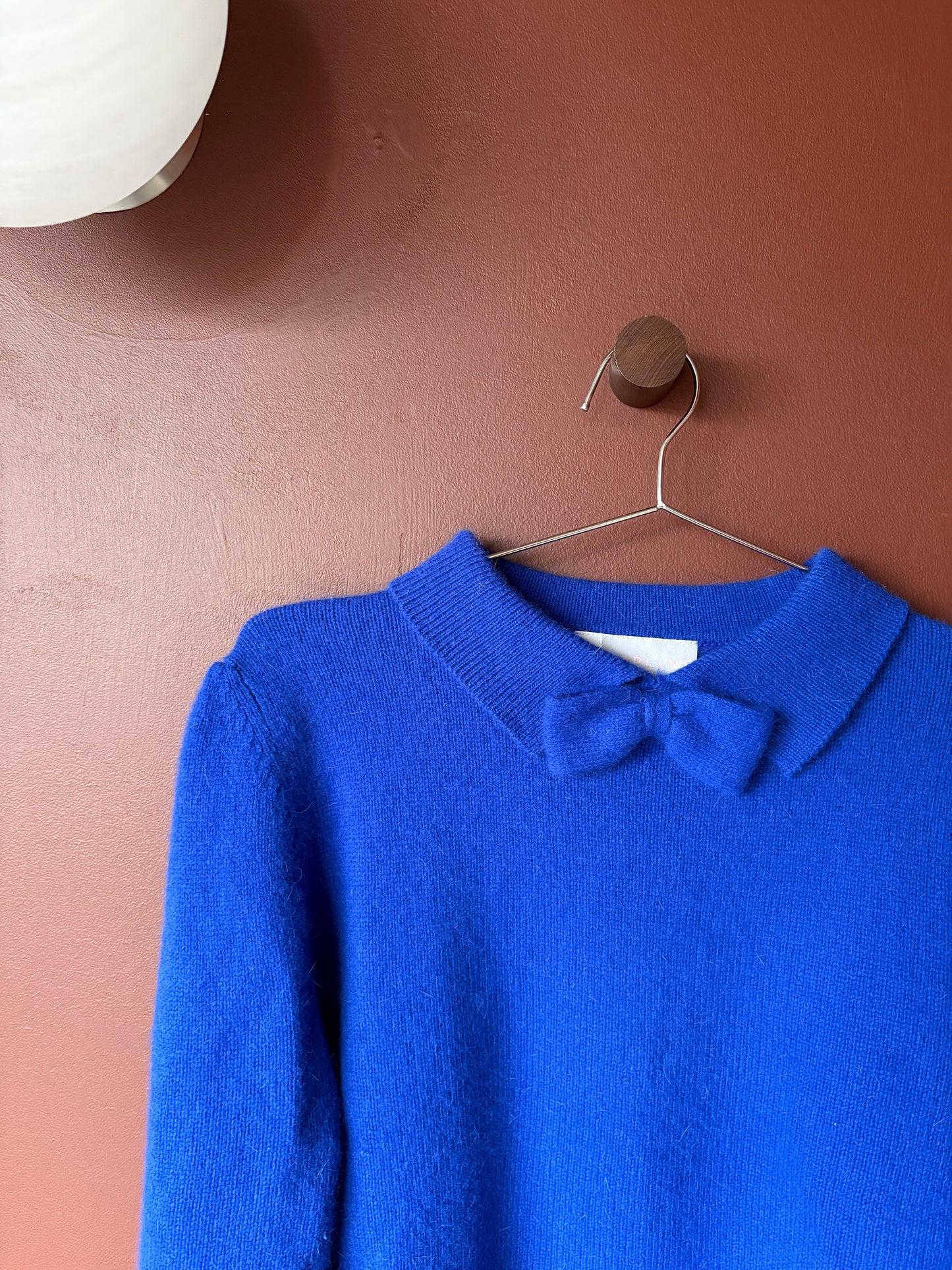 Vintage Cobalt Blue Lambswool Jumper