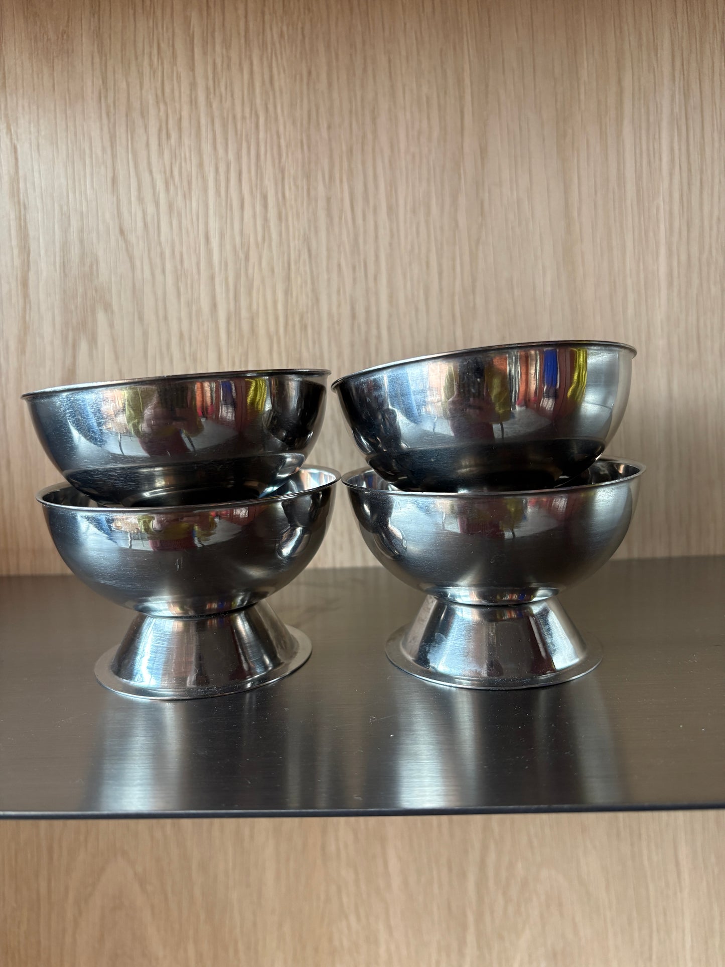 Stainless Steel Bowls - set of 4