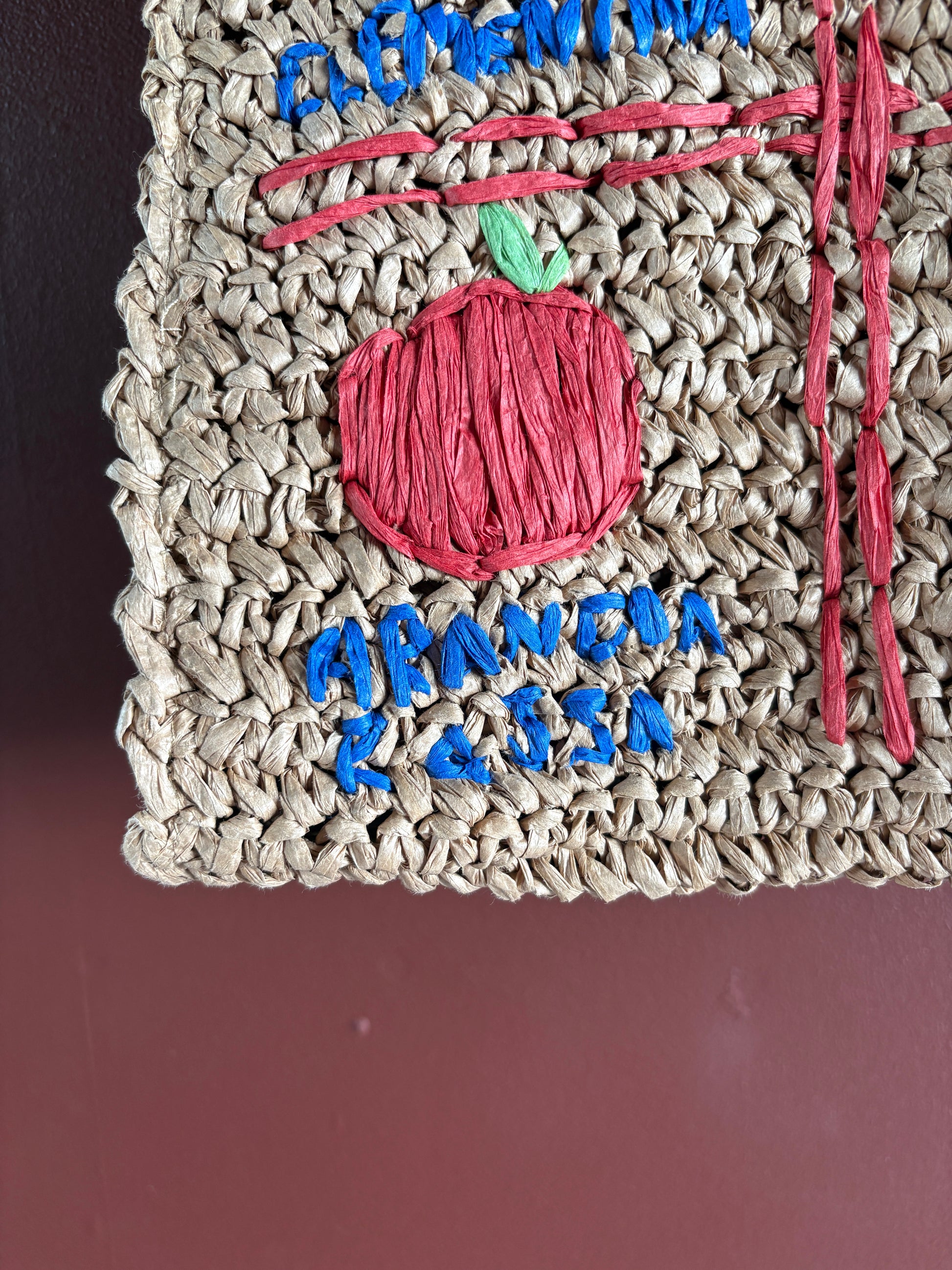 Damson Madder Market Fruit Woven Tote Bag 