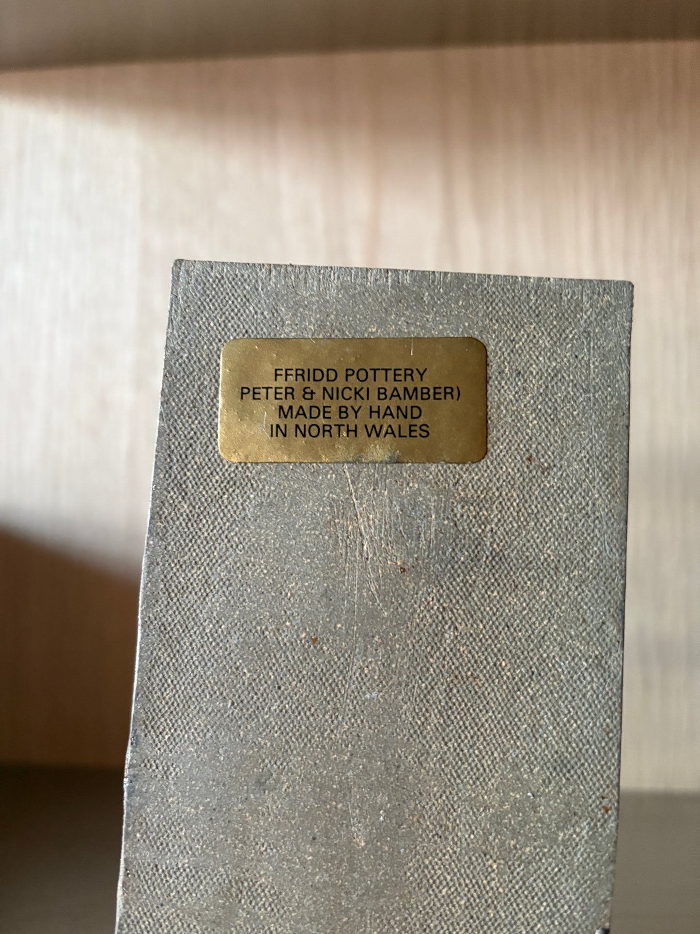 Handmade Olive-Glazed Ceramic TOAST rack