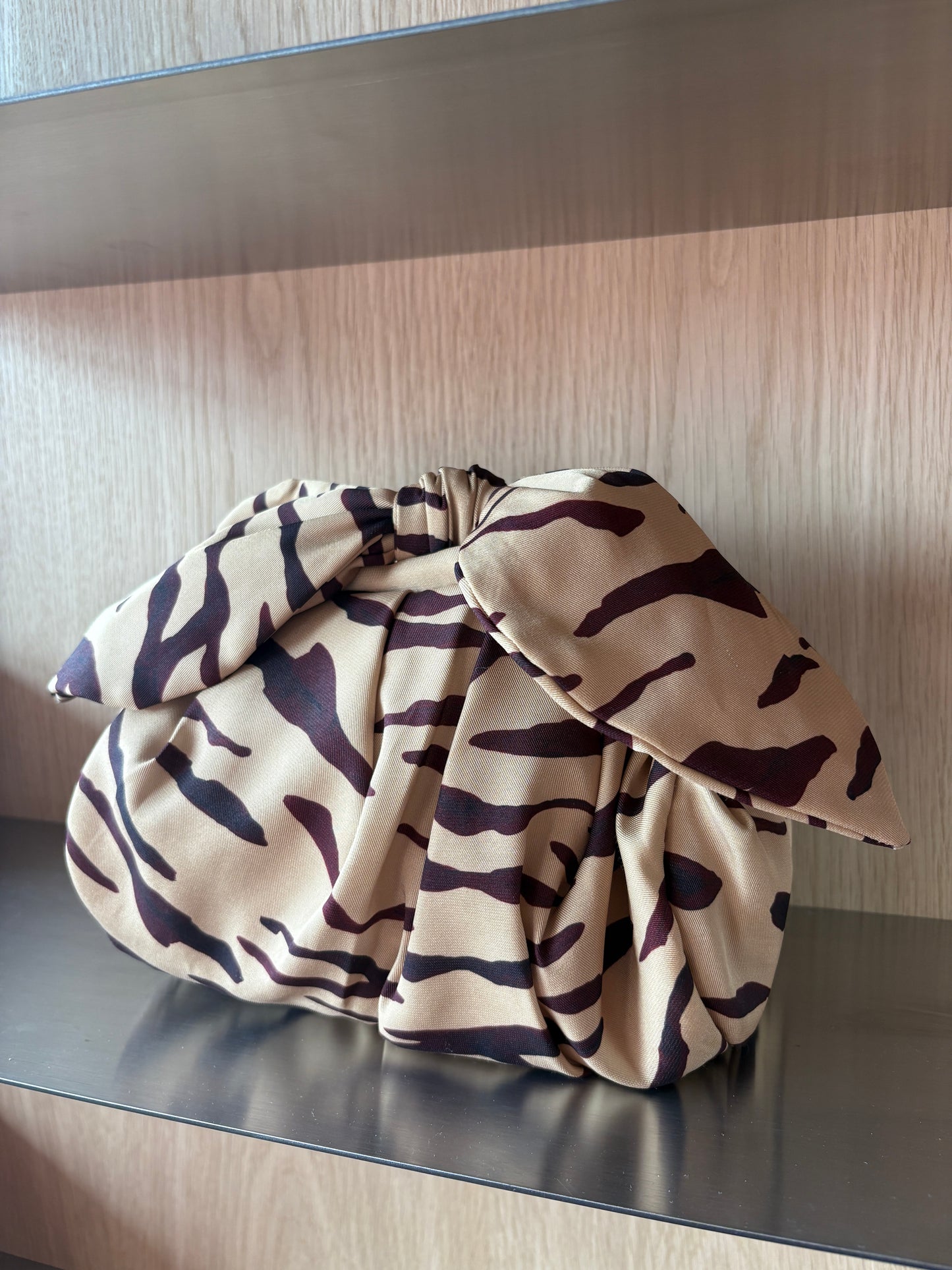 Rejina Pyo Nane Satin Clutch Bag