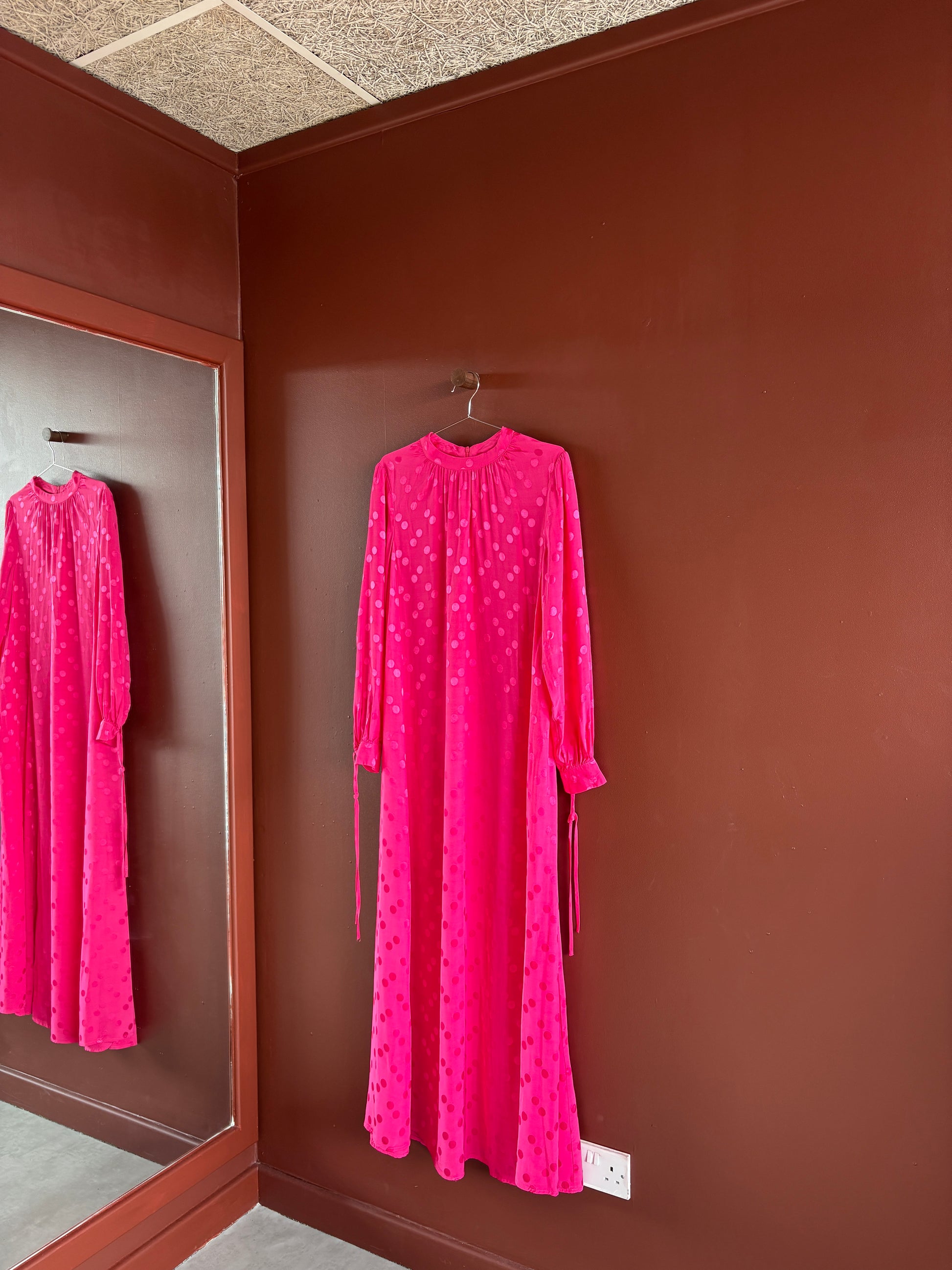 Resume Copenhagen Cerise Pink Spotty Dress