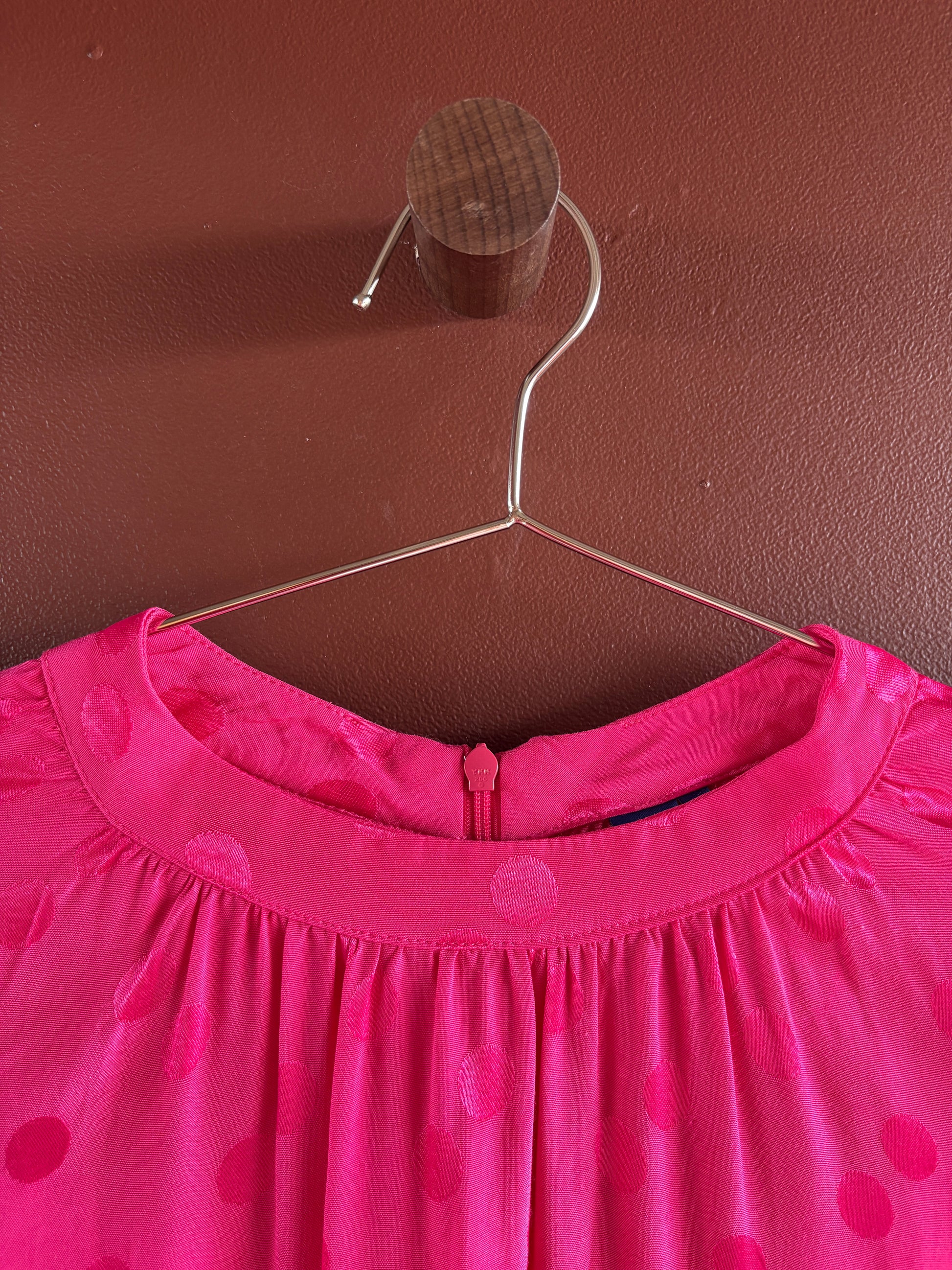 Resume Copenhagen Cerise Pink Spotty Dress